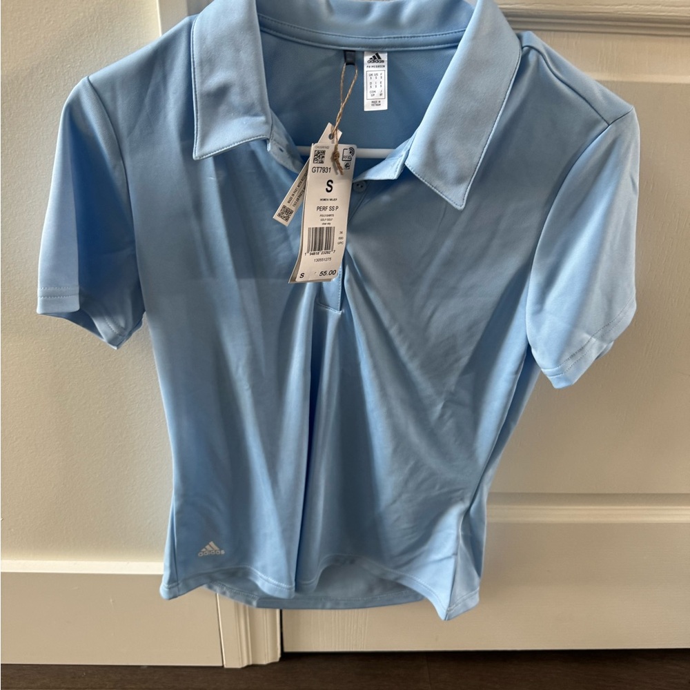 Adidas Light Blue Primegreen Polo